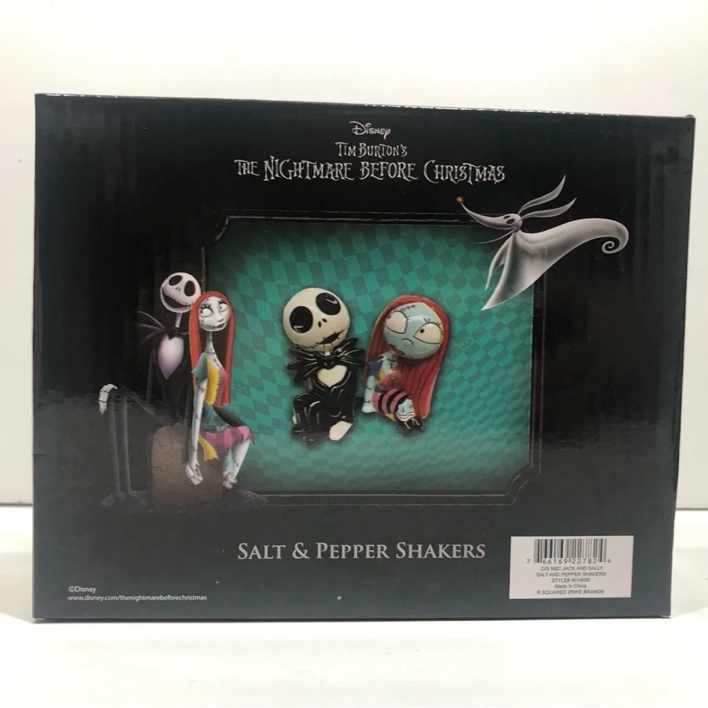 Jack/Sally Salt & Pepper Shakers NWT